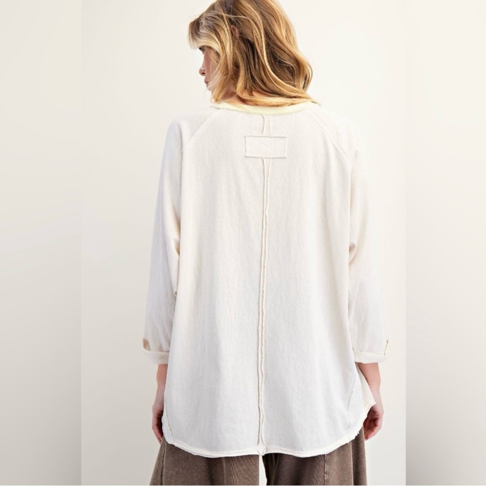 NEW - Easel Wild Horses Graphic Tee with 3/4 Sleeves - Picture 6 of 6